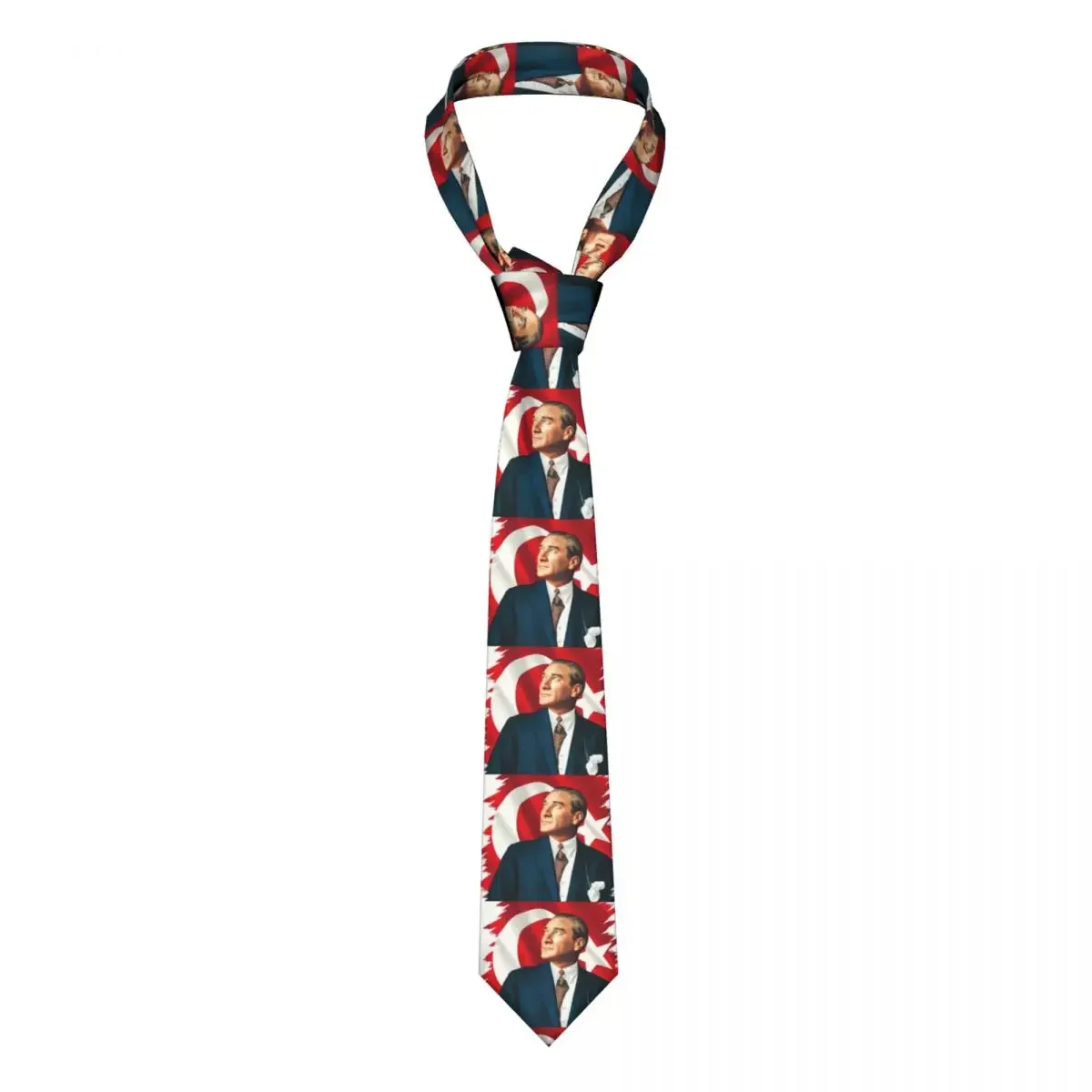 

Mustafa Kemal Ataturk мужской галстук под заказ шелк Турция турецкий лидер Шея