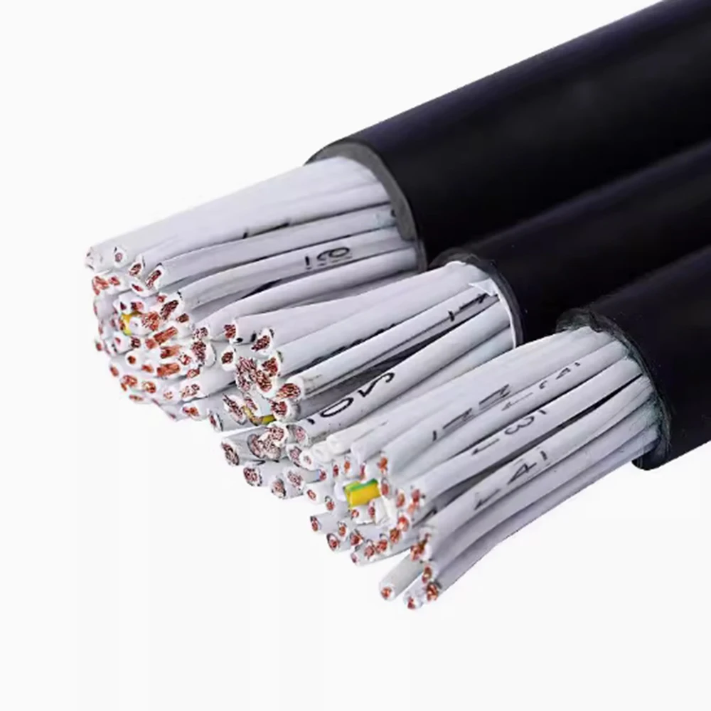 

20-жильный провод из чистой меди в оболочке RVV, 20-жильный 0,3 мм2, 0,5 мм2, 0,75 мм2, 1,0 мм2, 1,5 квадратного силового кабеля, белый провод мониторинга