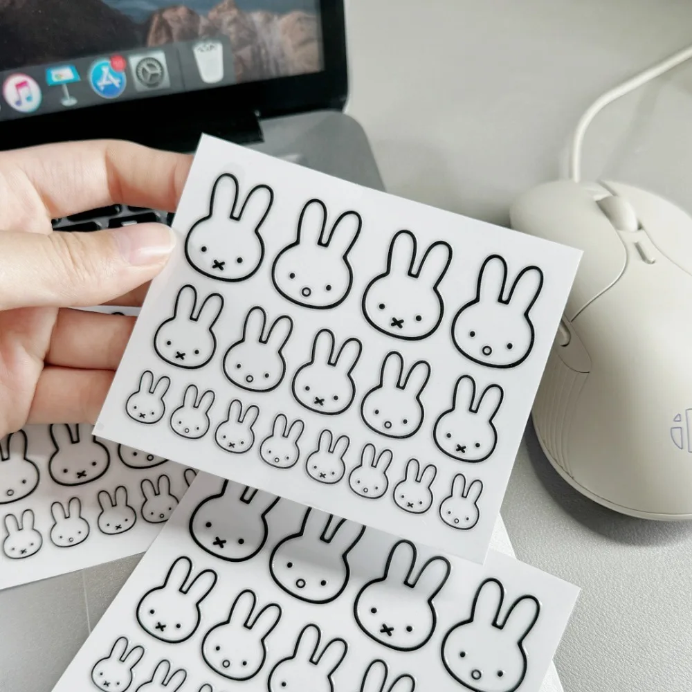 Kawaii Miffy 3D Cartoon Sticker Pack