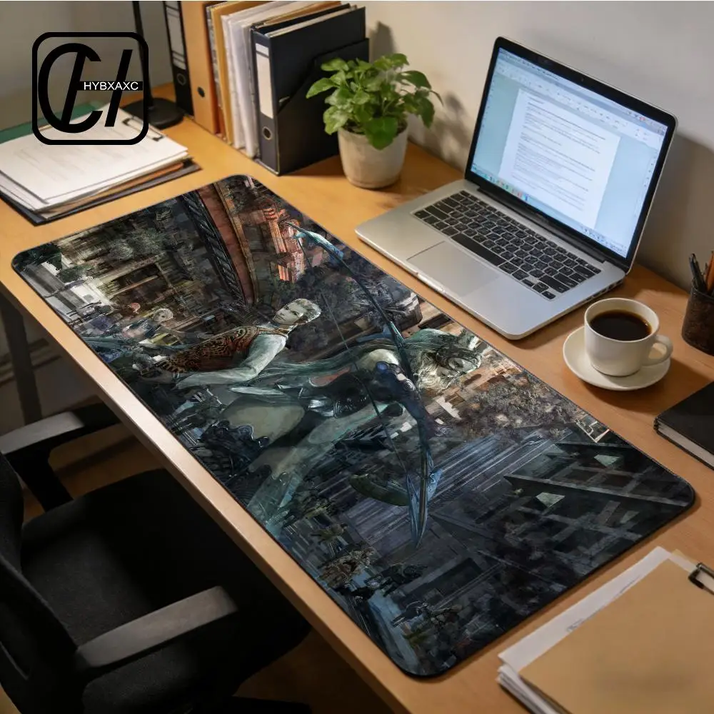 Final Fantasy Mouse Pad Mouse Pad Desk Mouse Pad Cute HD Desk Pad Extended Gaming Keyboard Mats Large XXL Gamer Mousepad 90x40