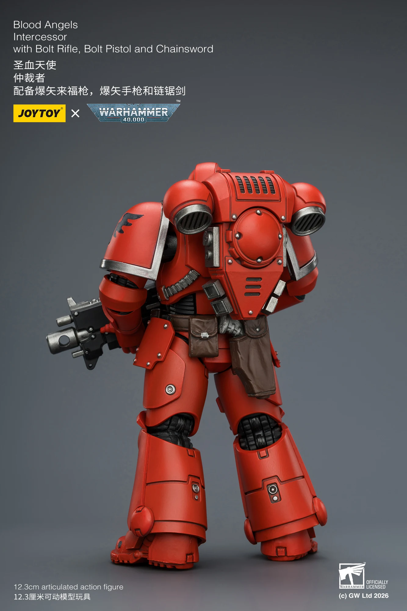 1/18 JOYTOY Actionfigur 40K Ultramarines Imperial Fists Blood Angels Intercessor Anime-Modell Sammlerstück – Detail 35