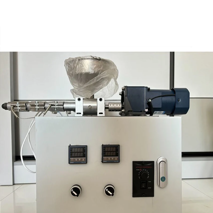 

Small Extruder, Microplastic Extruder, Adhesive Powder, 3D Printing Line, 20mm Single Screw Extruder, Desktop Type
