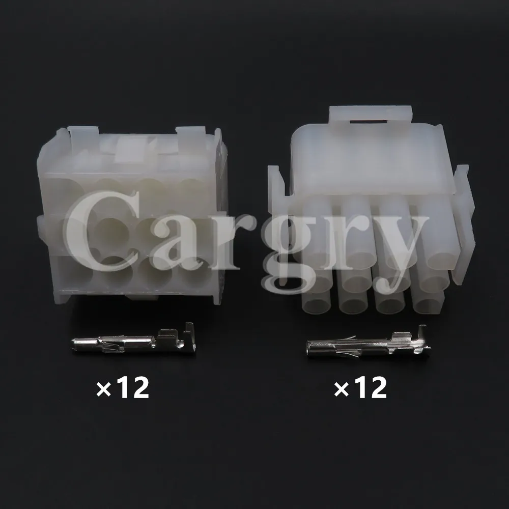 1 Set 12P 63080 Series 1-480708-0 350735-1 Auto Female Male Electrical Wire Socket AC Assembly For Car Motorcycle