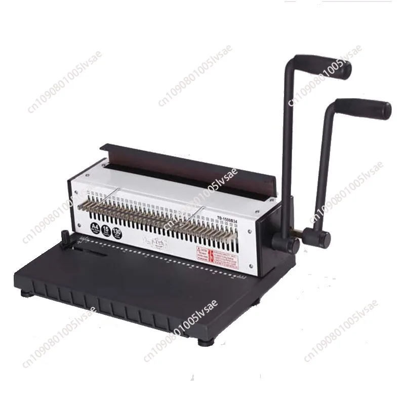 A4 Binder Puncher Machine  Manual Wire Binding Machine 34 Holes Metal Spiral Wire Spool Binding Machine