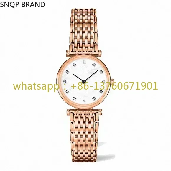 Luxury New Womens Watch Jialan With Diamond Quartz Rose Gold Ladies Relogio Masculino