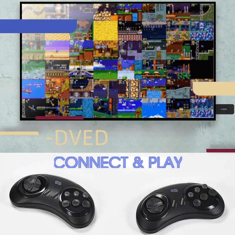 Veri kurbağa kablosuz oyun konsolu için Sega Genesis, oyun sopa