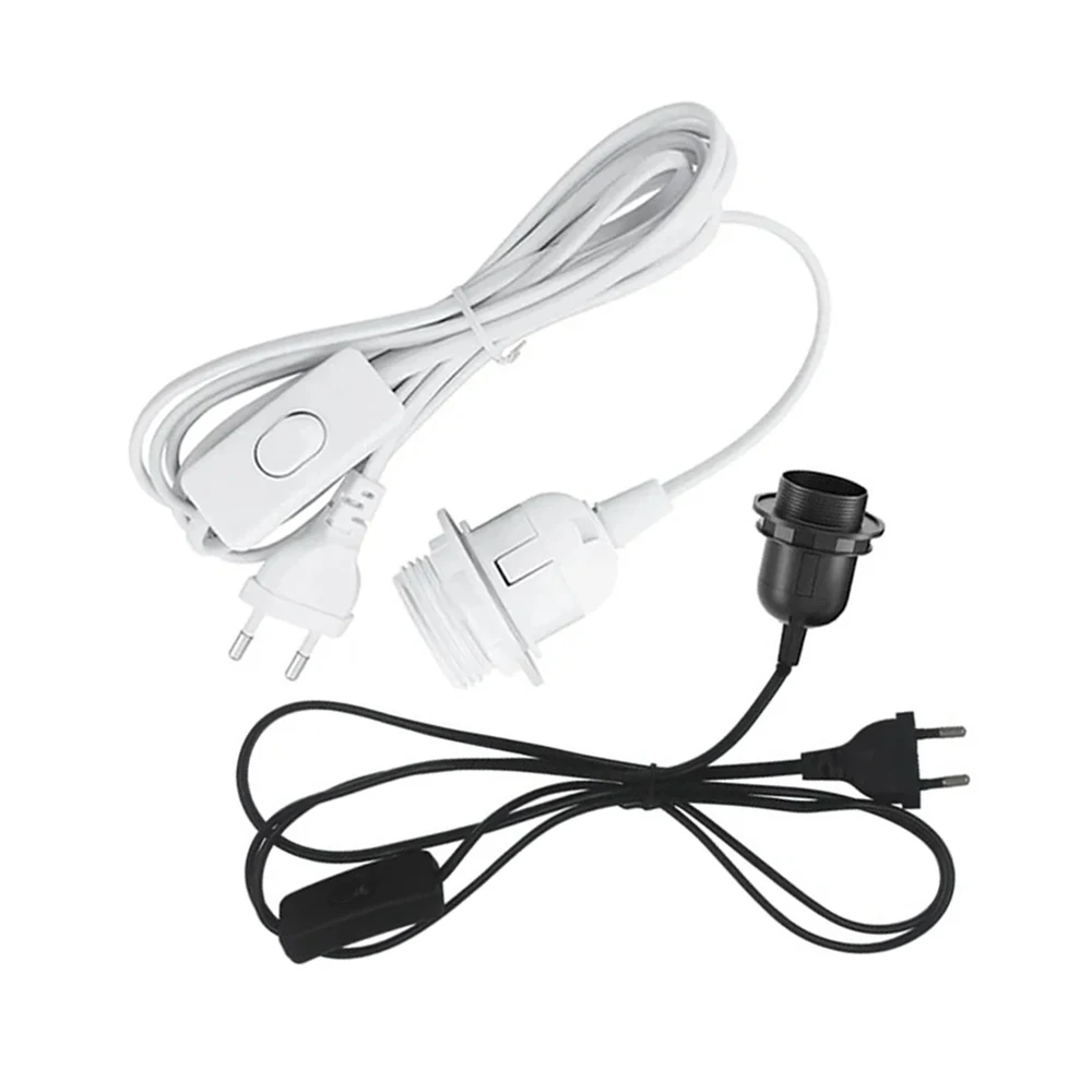 250 فولت 4A E27 ضوء لمبة قاعدة البلاستيك كامل نصف المسمار مصباح حامل قلادة مقبس الطاقة عاكس الضوء الدائري