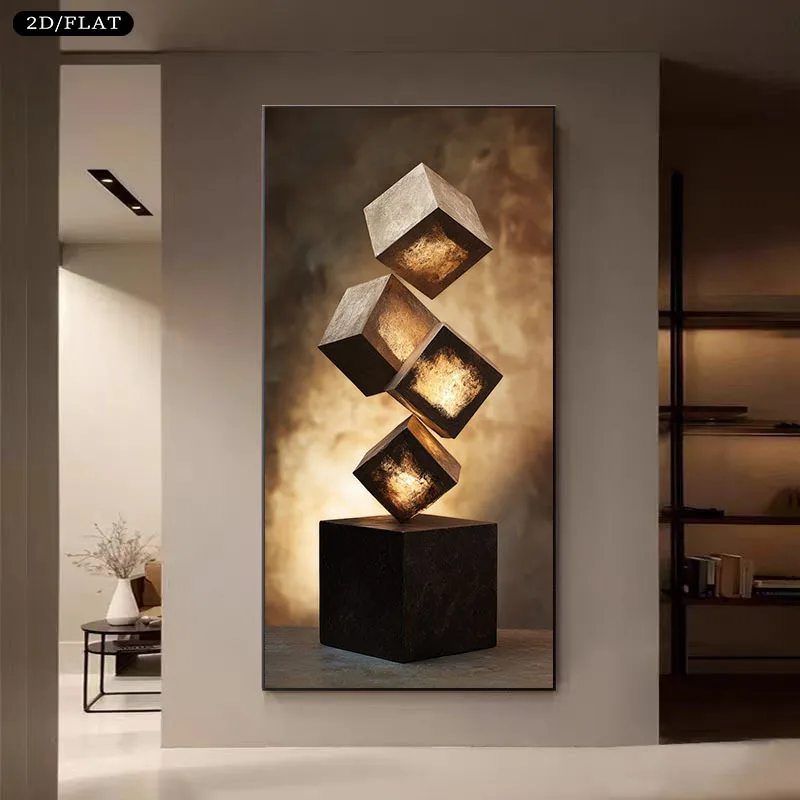 

1pc Large Modern Minimalist Canvas Print, Unframed Decor Suitable for Living Room, Bedroom, Office Art Poster Decora 2D Flat