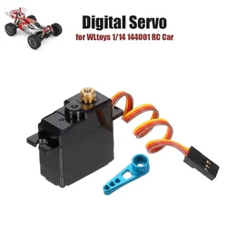 RC Servo dla Wltoys 144001 A959-B A979-B RC Off samochód RC ulepszenie samochodu części zamienne akcesoria trzy druty Metal Gear serwo