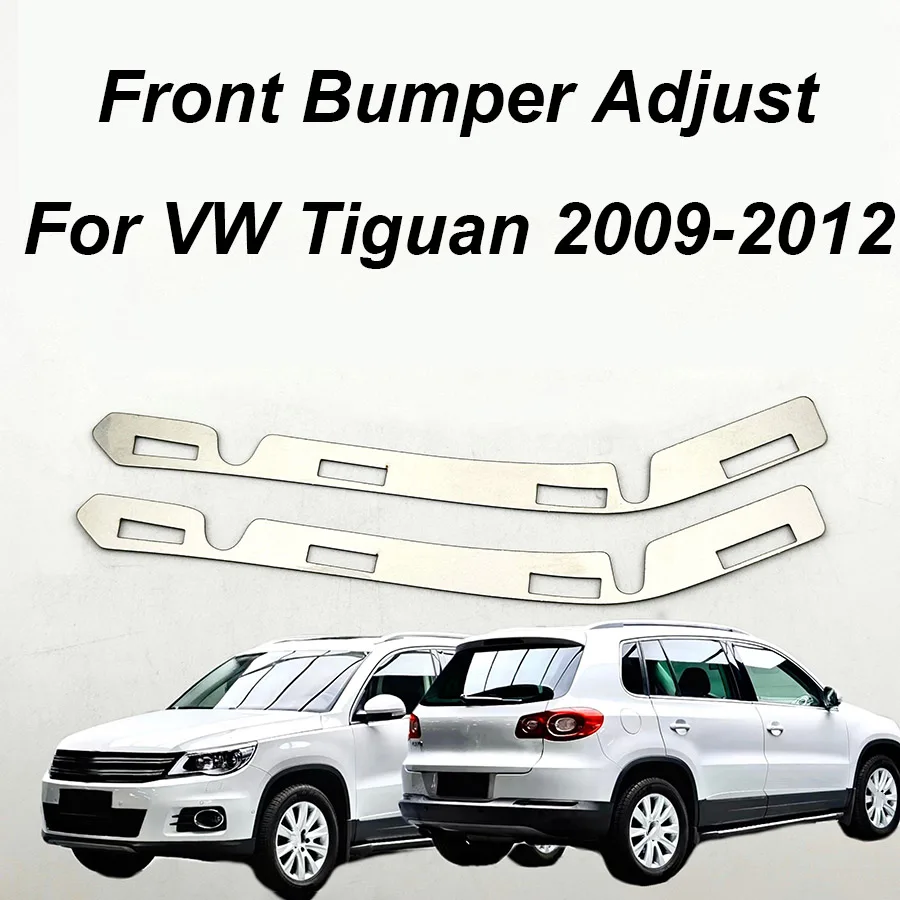 Wooeight 2Pcs Front Bumper Reduced Buckle Broken Opening Rotten Bracket Bumper Repair Metal Plate Fit For VW Tiguan 2009-2012