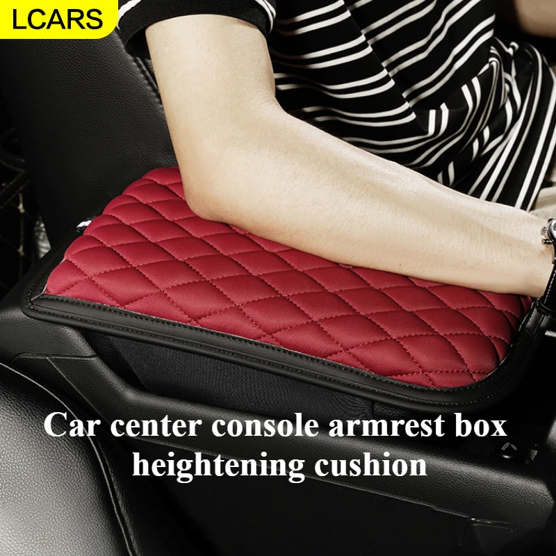 

Lcars-Universal Car Armrest Box Cover Heightening Pad, Car Center Console Armrest Pad, Car Interior Accessories