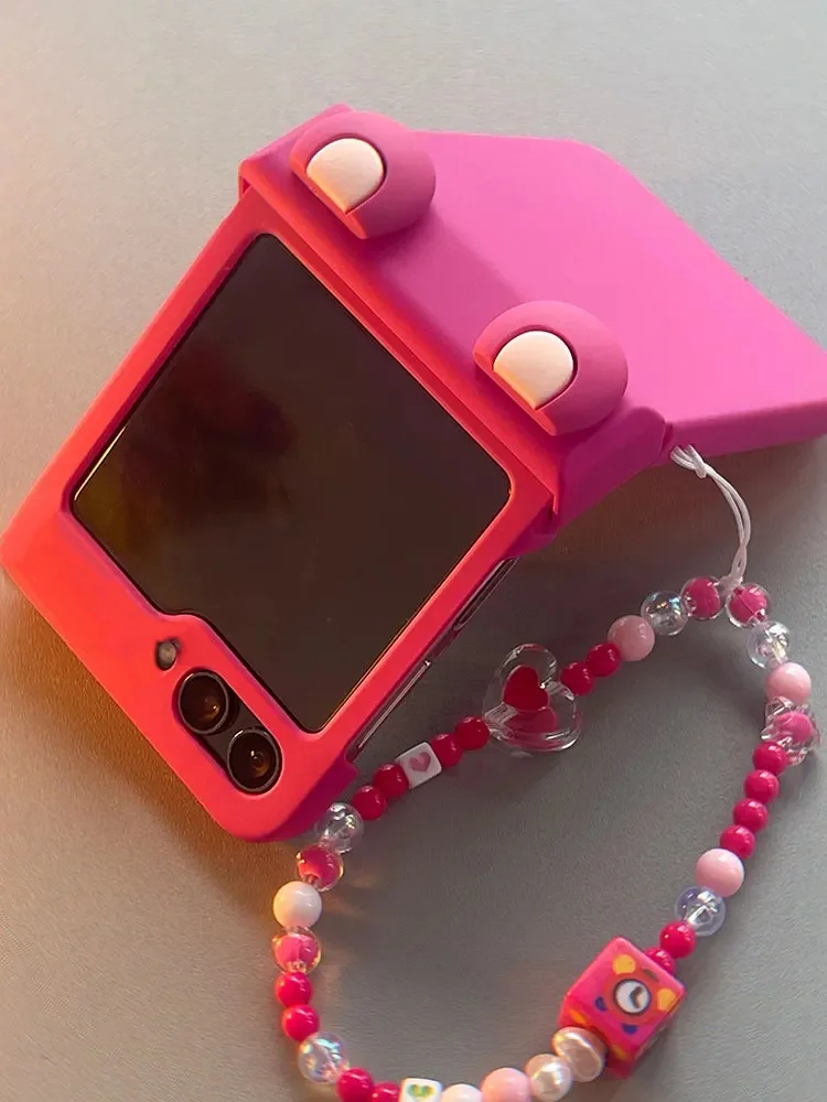 Cute Bracelet Rose Phone Case for Motorola Moto RAZR 50 60 Ultra Razr Plus 2024 Razr 2025 Hinge Protector Cover Fundas