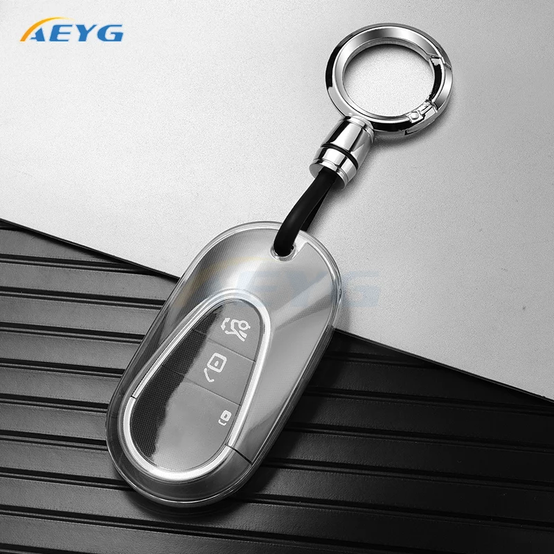 TPU Car Key Case Cover For Mercedes Benz W206 W223 C S Class S350 C200 C260 C300 S400 S450 S500 2021 2022 2023 2024