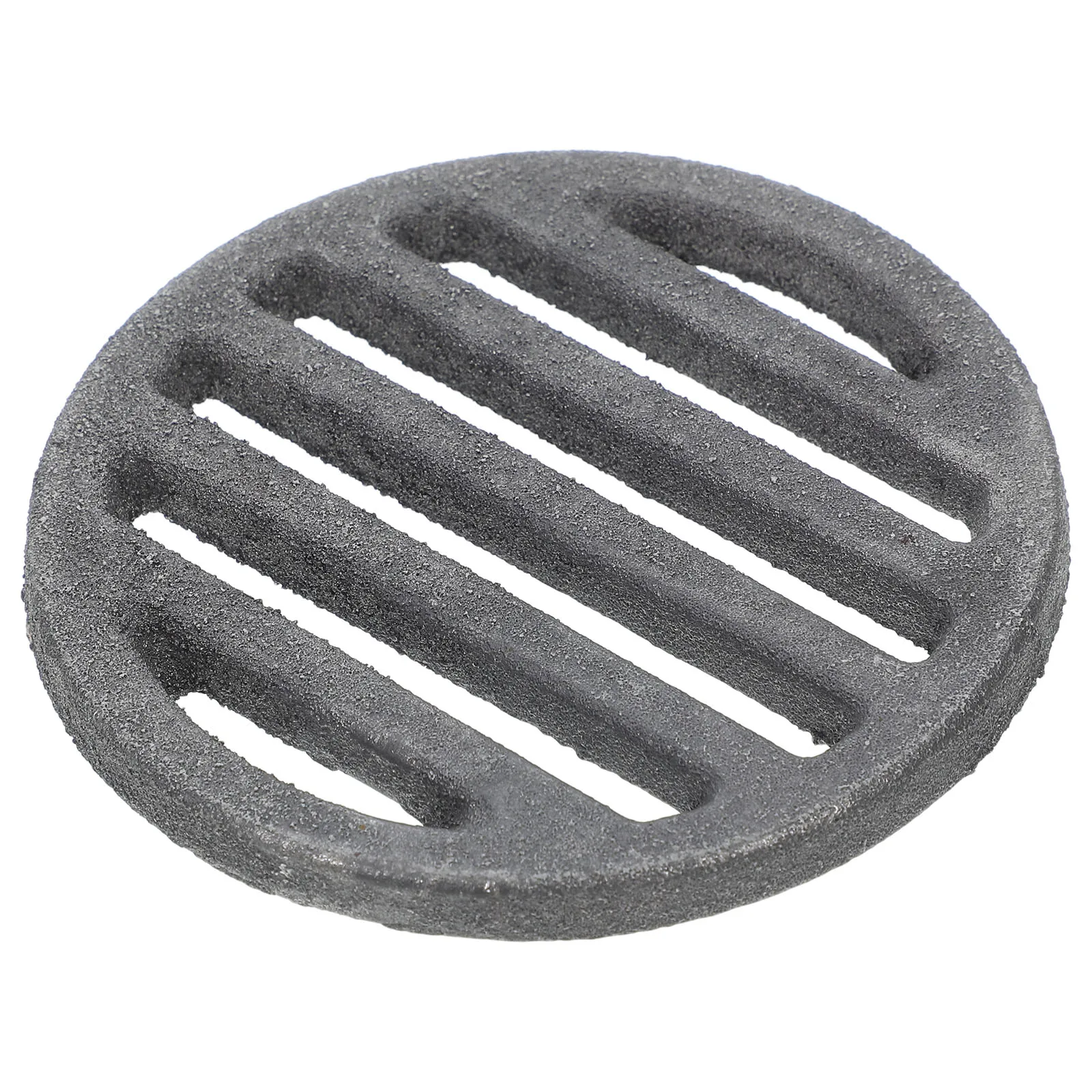 

1pcs Refractory Grate Black Round for Stove Fireplace Indoor Outdoor Use Fire Pit Vent Accessories Heat Distribution Enhanced