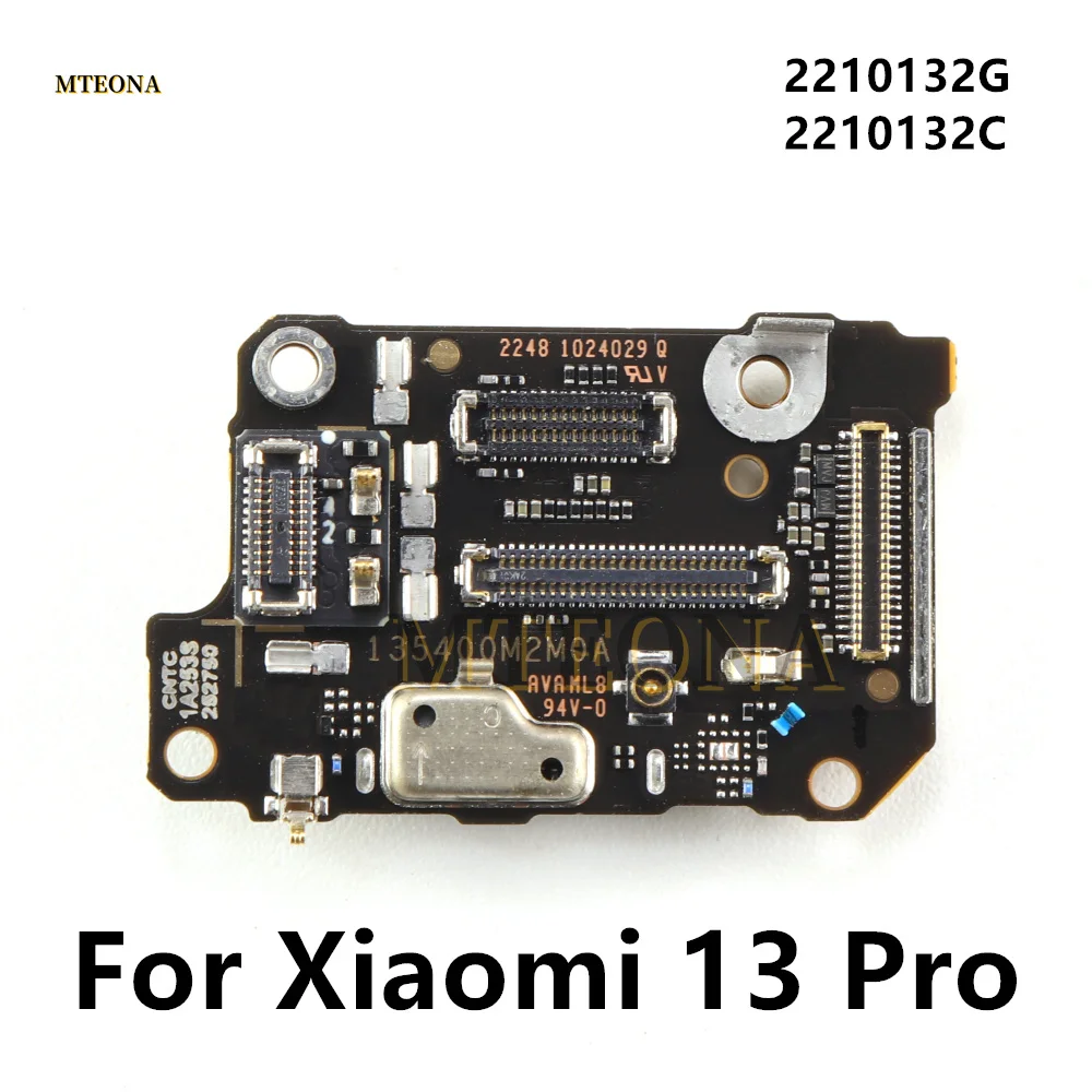 sim-カードリーダーソケットトレイスロット-xiaomi-13-pro-マイク信号アンテナ接続モジュールボード-2210132g、2210132c