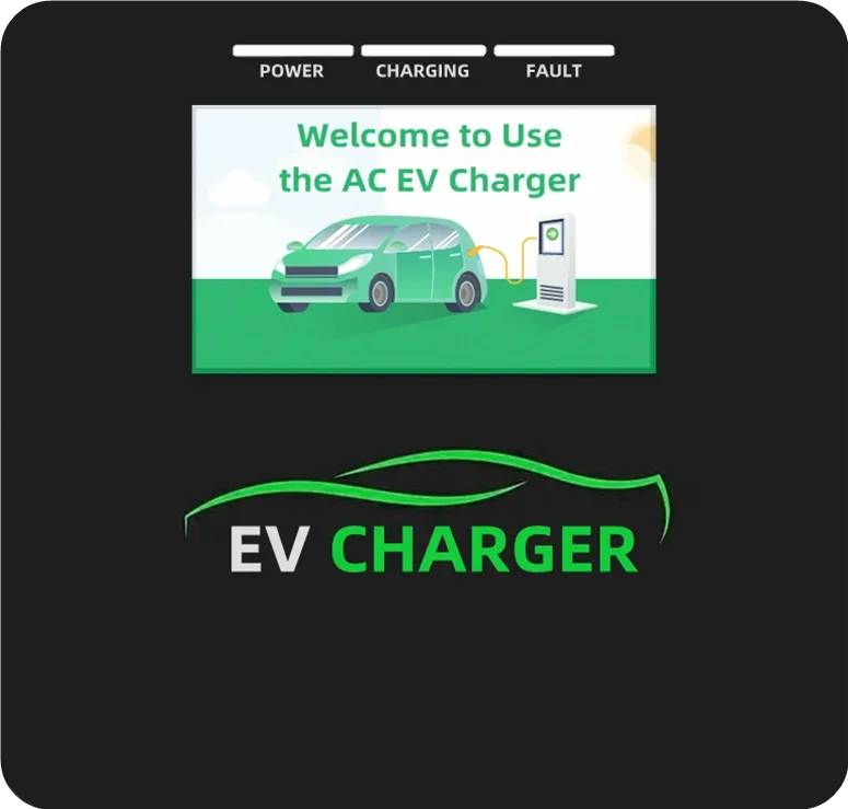 AC Fast Charging Station Wallbox 7kw 22kw EV Wall Charger 32A Wall Mount EV Charger DLB OCPP 4G