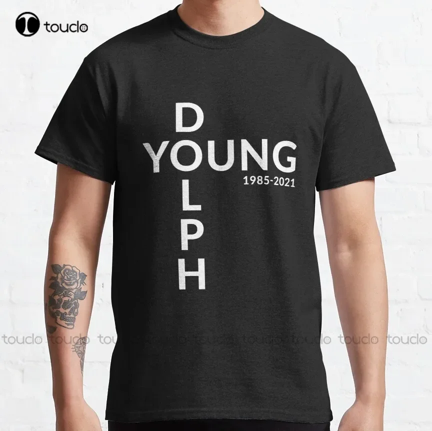 

Young Dolph Rip Classic T-Shirt Size T Shirts Custom Aldult Teen Unisex Digital Printing Tee Shirt Xs-5Xl Cotton Women Men