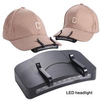 Night Fishing, 11LED Hat Brim Light Headlamp Lightweight Baseball Cap Light Compact Front Light Hat Clip Lamp Running Cycling