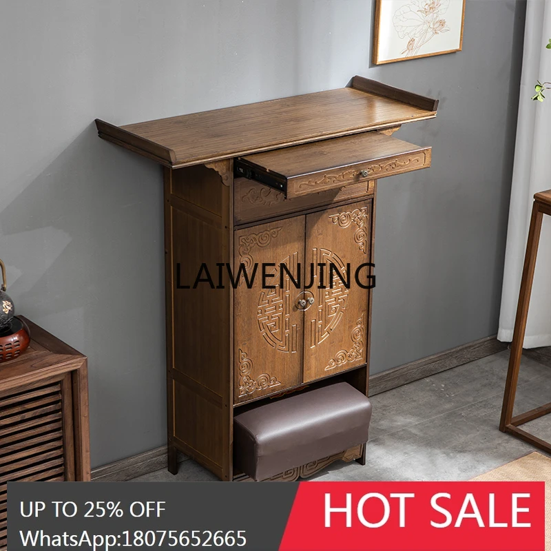 

MJY Buddhist niche offering table Buddhist platform economical Zhongtang incense case Guanyin God of Wealth offering table small