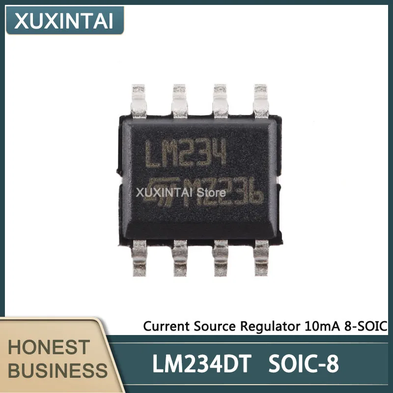 10Pcs/Lot  New Original  LM334DT  LM234DT   LM234  Current Source Regulator 10mA 8-SOIC