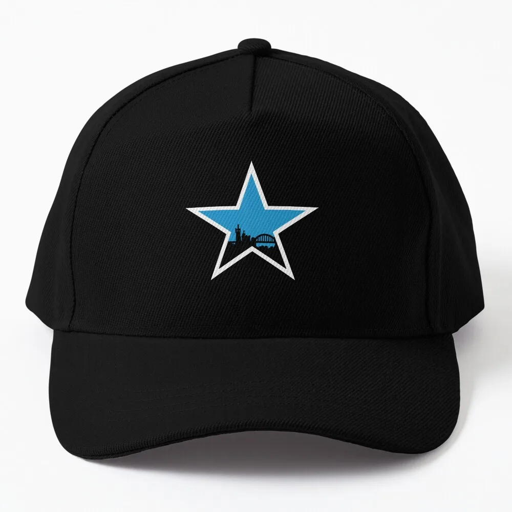 

Blue Star Baseball Cap beach hat Custom Cap Beach Women's Hats For The Sun Men's