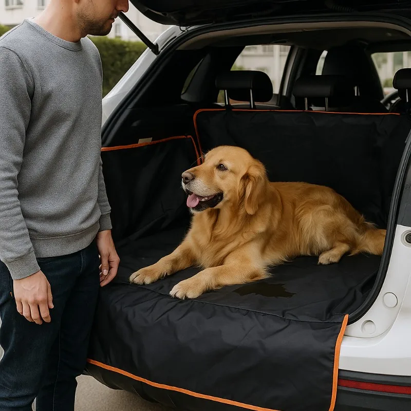 

Waterproof SUV Cargo Liner Trunk Mat Seat Cover Protector for Back Cargo Area Universal Fit Car Accessories Durable Pet Friendly
