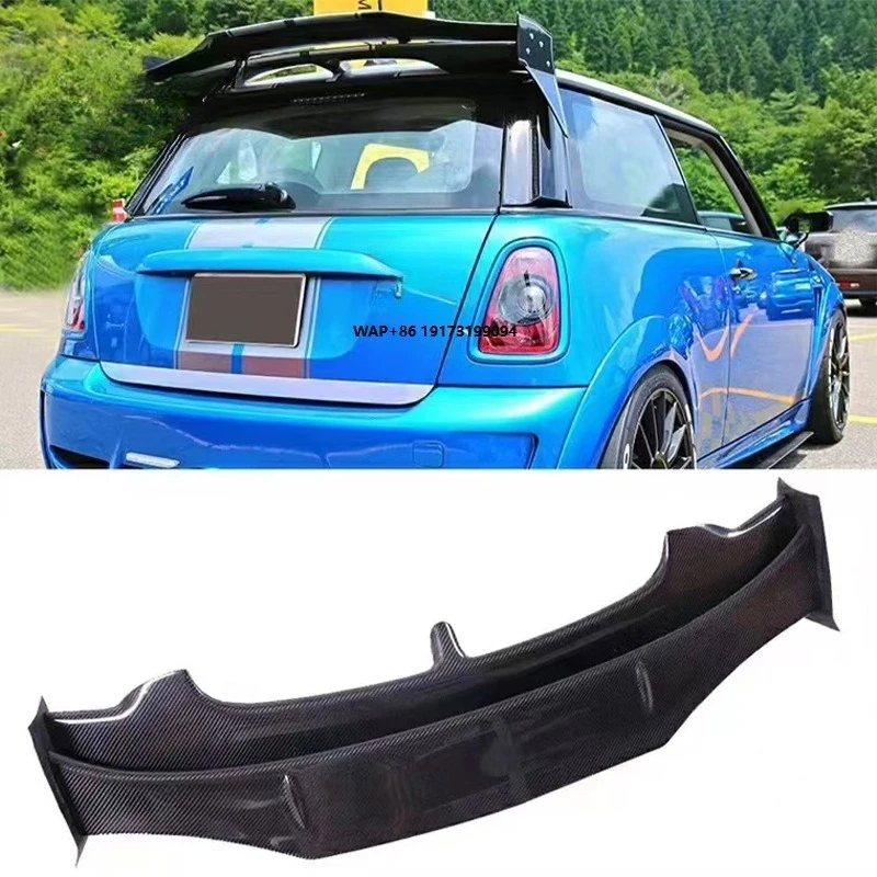 

High Quality AG Style Carbon Fiber Rear Spoiler for MINI R56 2006-2013 Roof Wing Car Auto Parts Accessories Car Bumpers