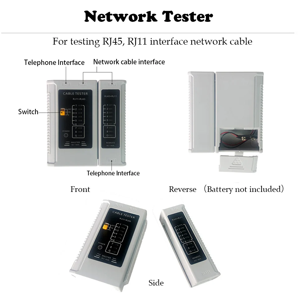 Sr rj45 crimp tool kit cat5 cat5e ethernet crimpen modulare daten stecker kabelbinder und netzwerk drahts ch neider