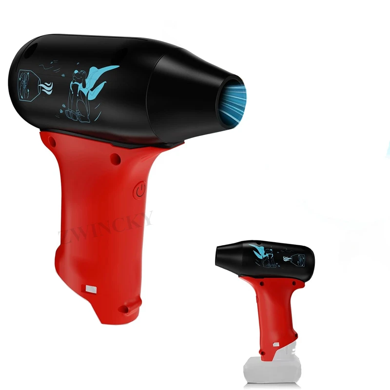 

For Milwaukee 12V Lithium Battery Powered Jet Dry Blower Compressed Air Duster Adjustable Air Duster Jet Fan Mini Blower Tool