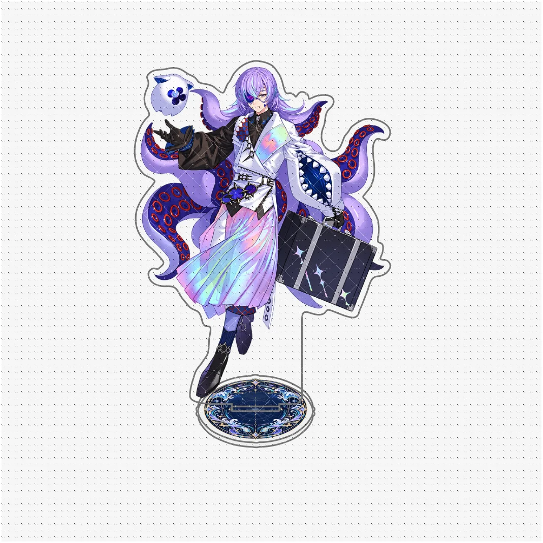 Nijisanji Heroes Vtuber Acrylic Stand Keychain Koyanagi Rou Inami Rai Virtual YouTuber Figure Desktop Ornament Anime Collectible