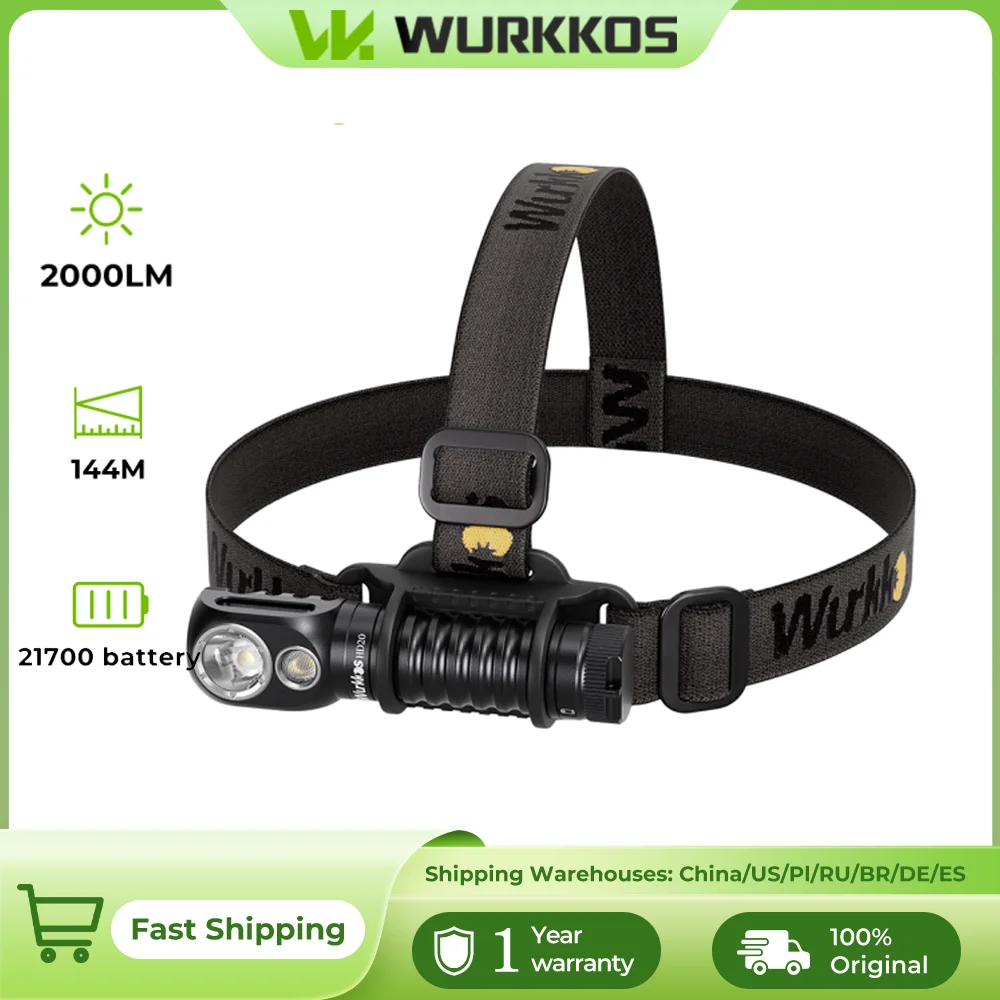 Фонарь wurkkos hd20 (hd15 фонарик hd50 200a) купить от 309,00 руб. Аксессуары для освещения на 1rub.ru