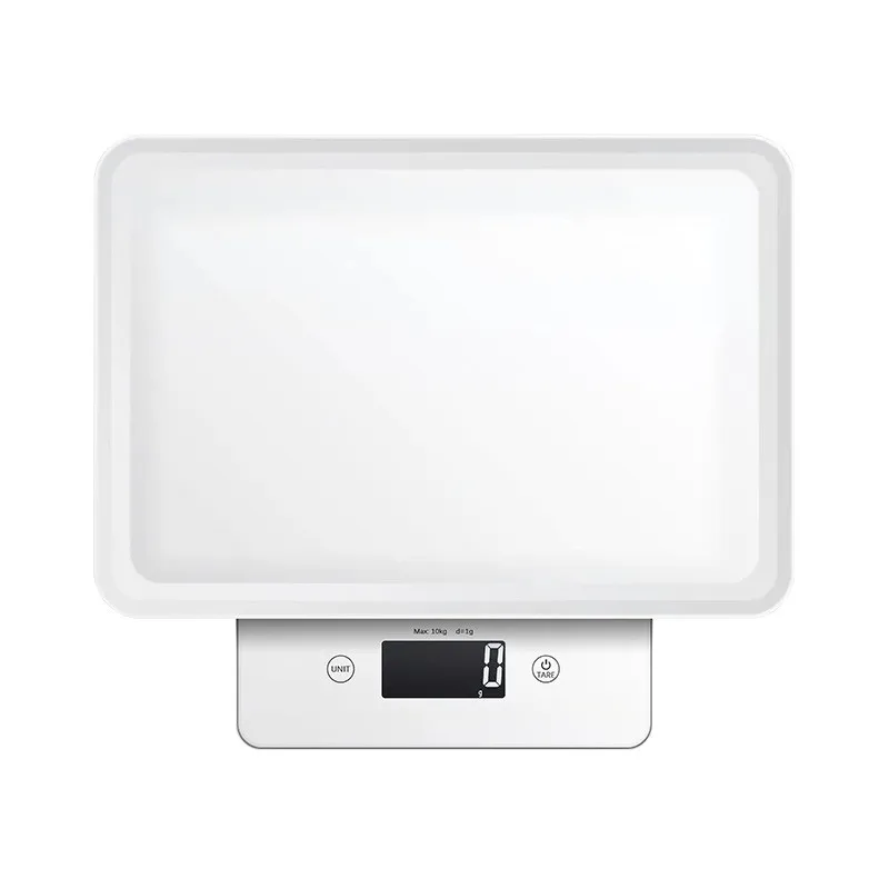 

BHTS-White Glass Surface Digital Kitchen Scale-LCD Display With Integrated Management App