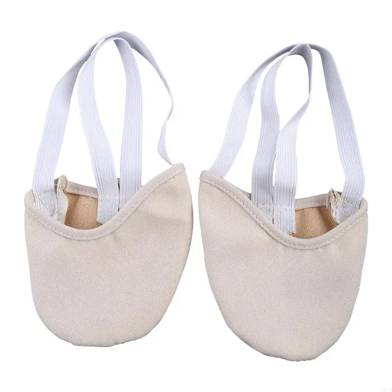 Half faux lederen zool ballet pointe dans schoenen ritmische gymnastiek slippers 157D