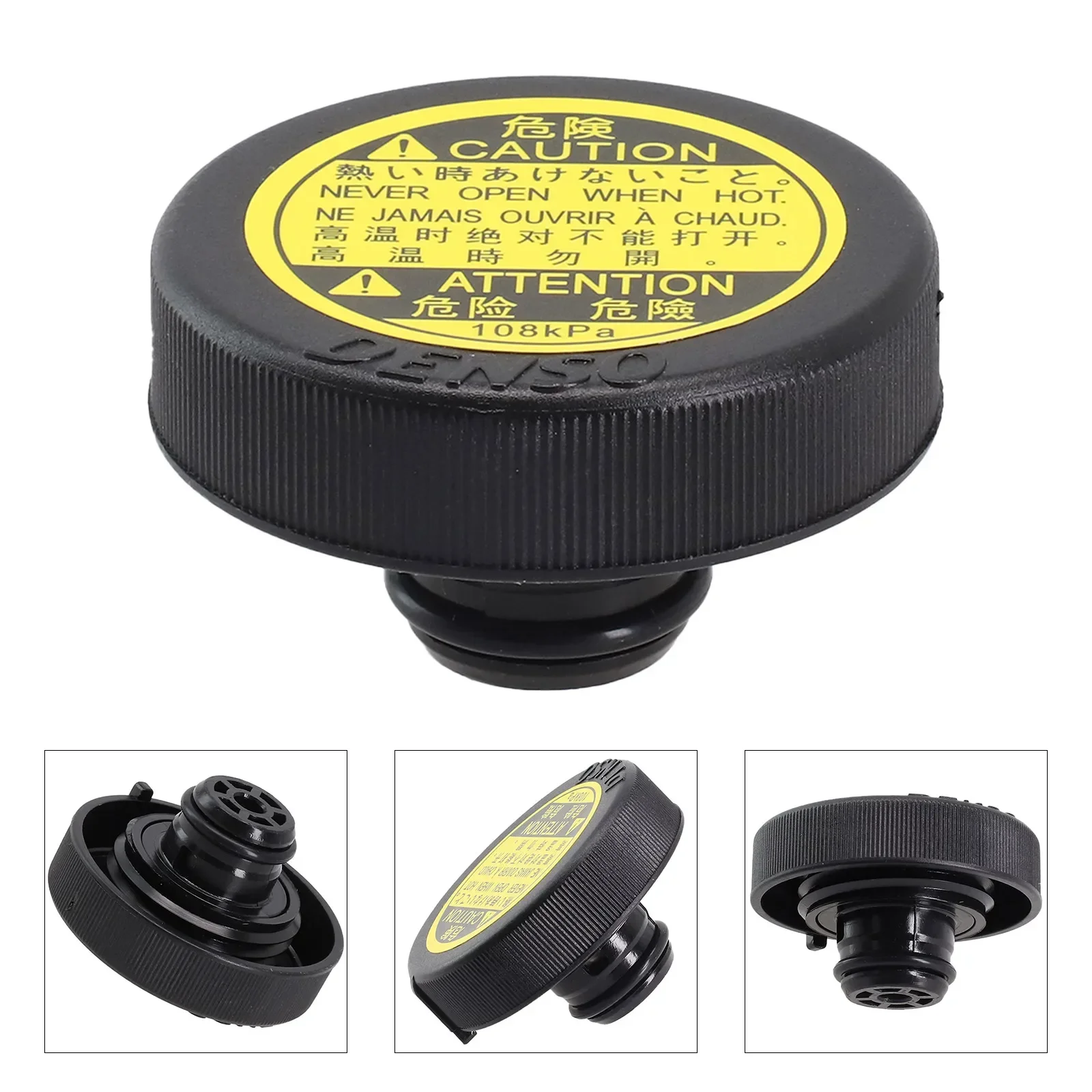 High Quality Replacement Radiator Water Tank Cap for Toyota For COROLLA Black Reference Part Number 16475 51010