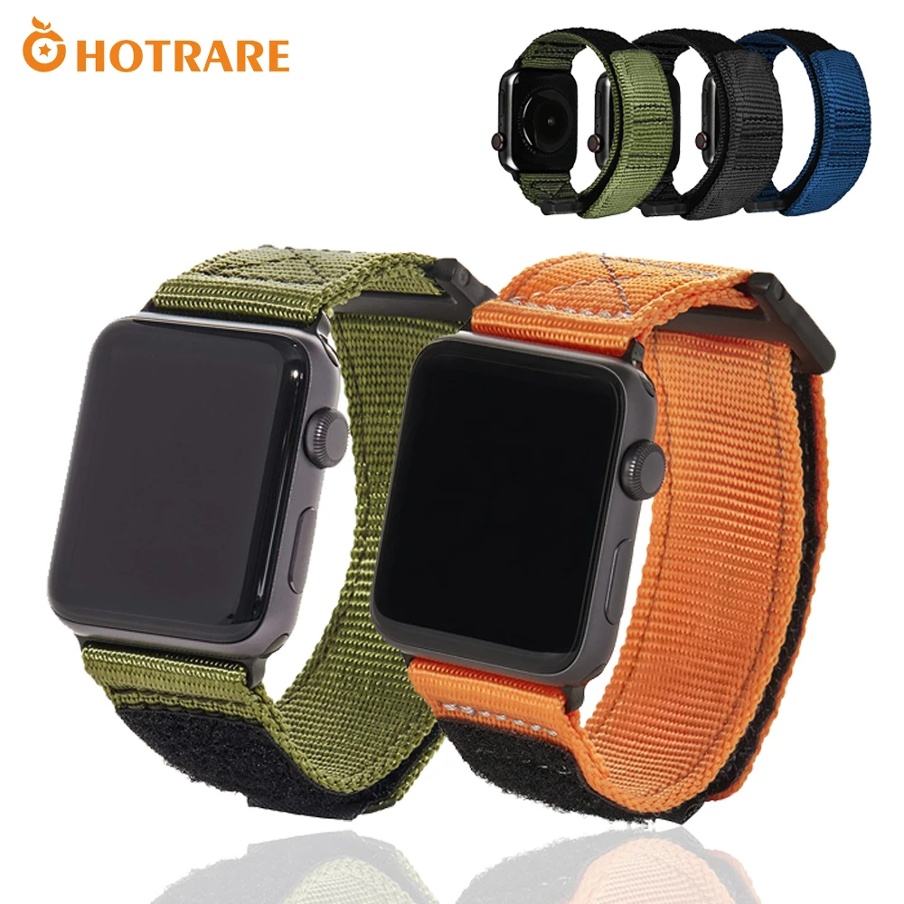 Outdoor Nylon Sports Strap For Apple iwatch Series 10 9 8 7 6 5 4 3 2 Ultra SE Smart Watch Men Stretch Breathable Band Bracelet