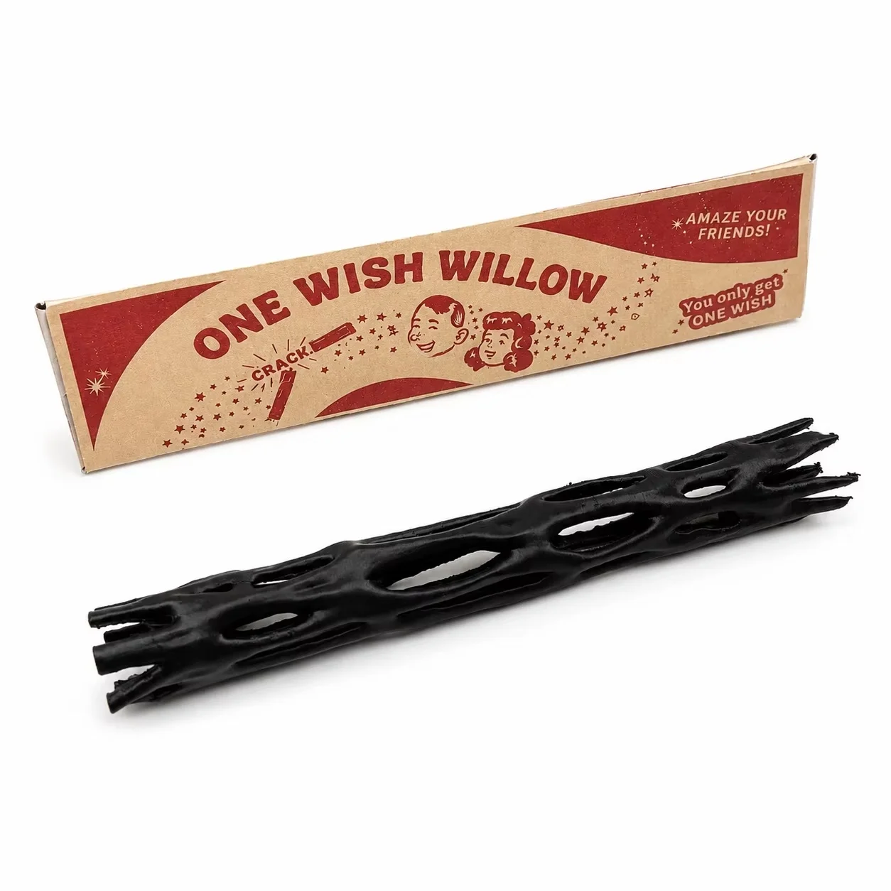 Image of Hot Obsession inspirierter One Wish Weidenstab, 3D-gedrucktes Dekorationsornament aus schwarzer Weide, zerbrechlicher Wunschstab als Sammlerstück