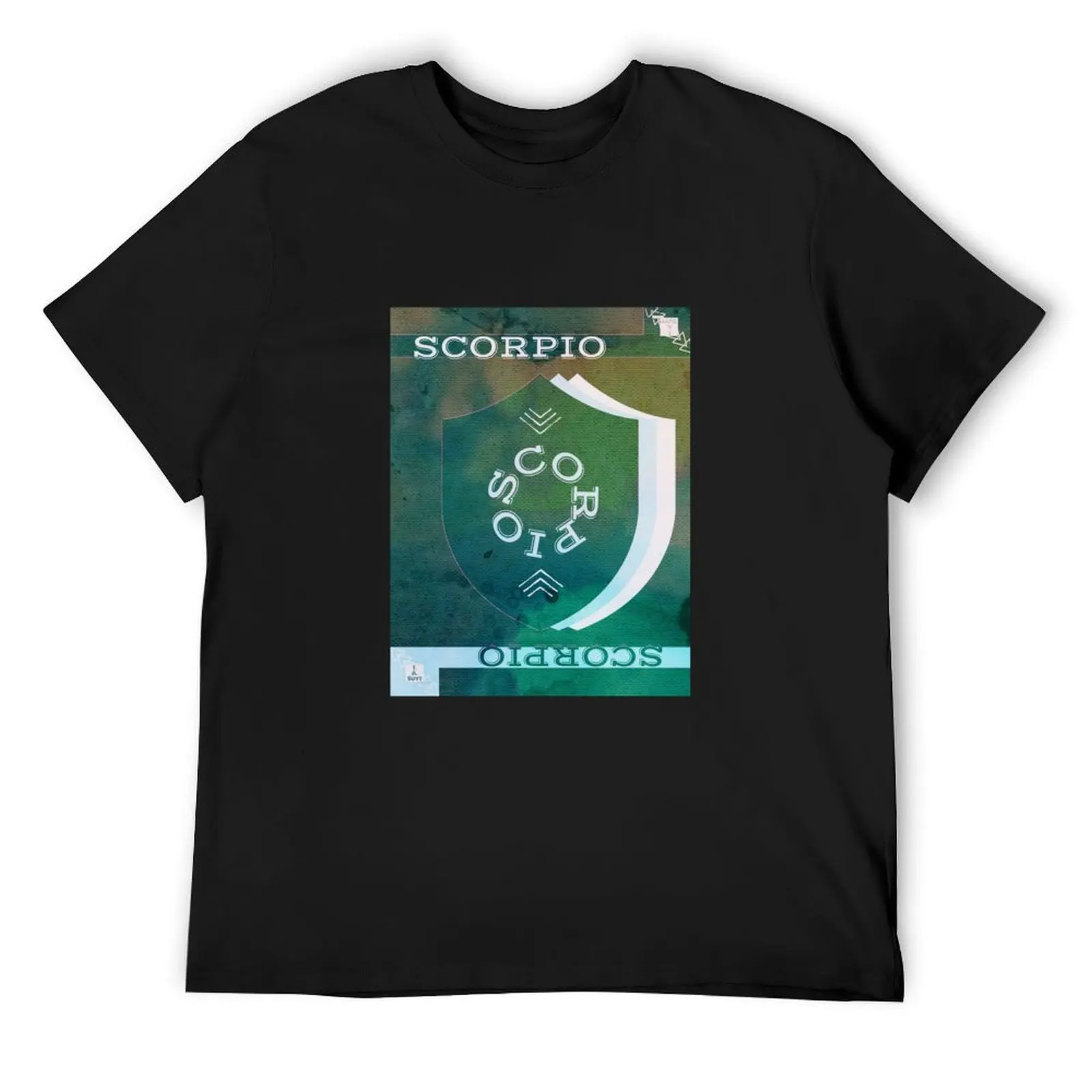 

Scorpio (Crest) T-Shirt vintage graphic tee customizeds essential t shirt Luxury man mens plain t shirts