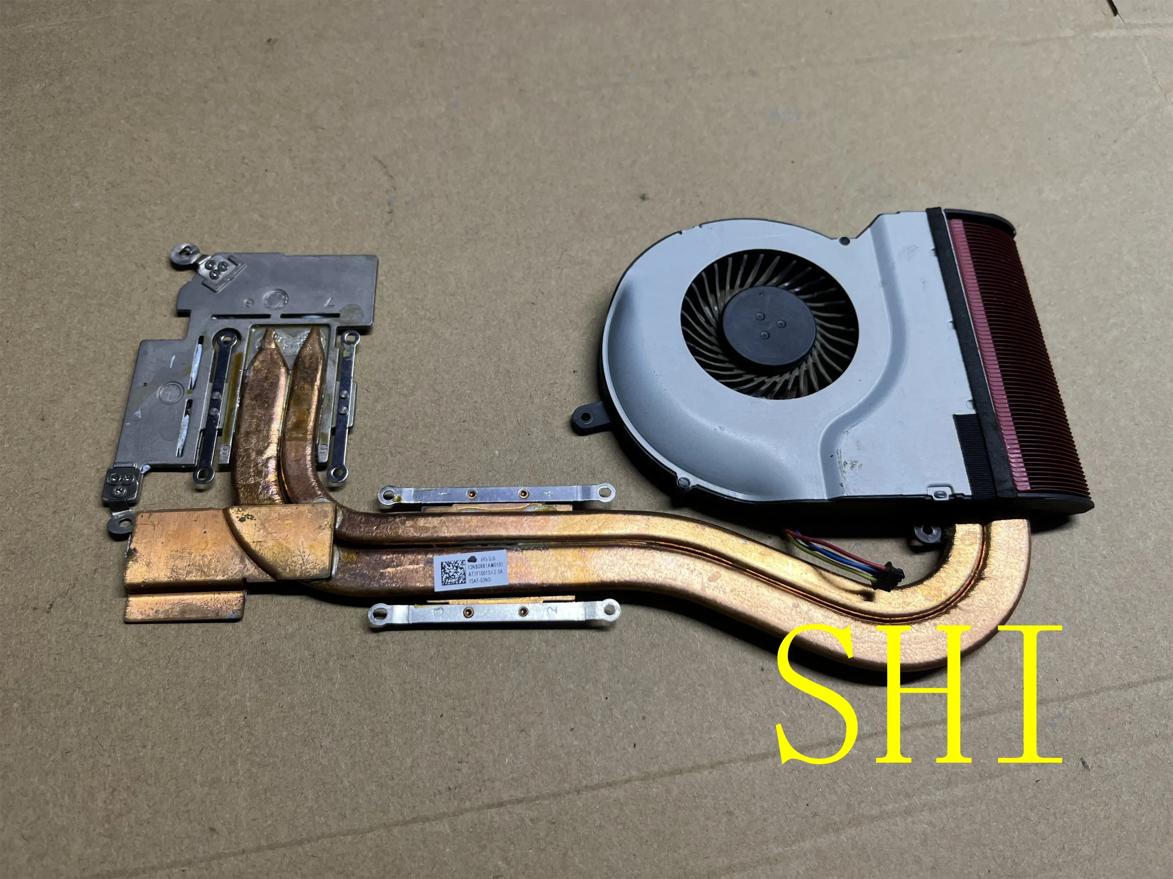 

Оригинальный охлаждающий вентилятор для ноутбуков N551J N551JM/JW/JK GL551J N551JX, кулер для процессора 13NB08B1AM0101, проверенный, в хорошем состоянии