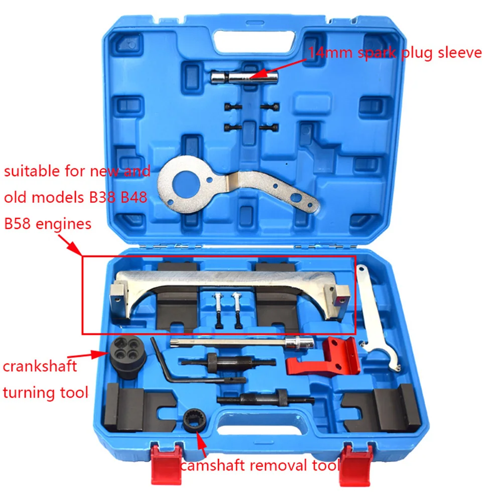 Набор инструментов для выравнивания распределительного вала для BMW Mini B36 B37 B38 B46 B47 B48 B58 F20 F21 F30 F31 F48 F54 F55 F60 G20 G30