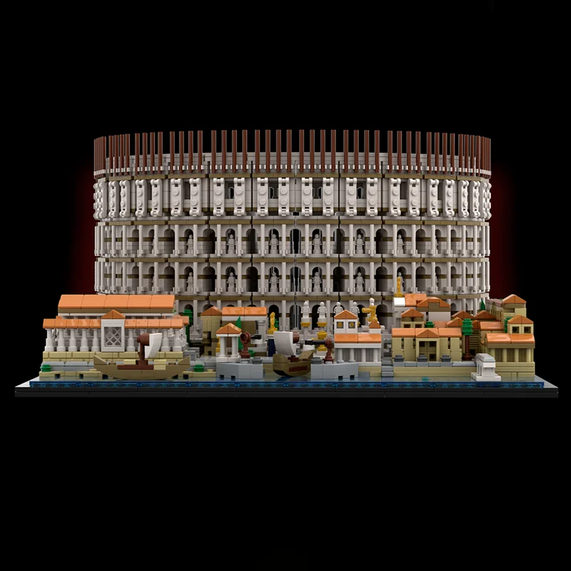 Nouveau 3959 pièces Moc bloc de construction modulaire d'arène de luxe médiéval personnaliser bricolage assemblage éducatif enfants jouets cadeaux Surprise d'anniversaire