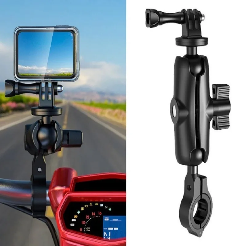 Motorcycle Rearview Mirror Mount Bracket, 1/4
