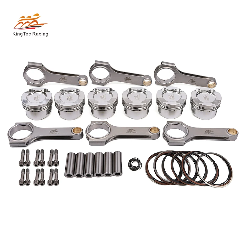 

KTC Racing N55 Forged Connecting Rod Piston Kit for 2010-2013 E90/E91/E92/E93 335i High Performance with ARP bolts