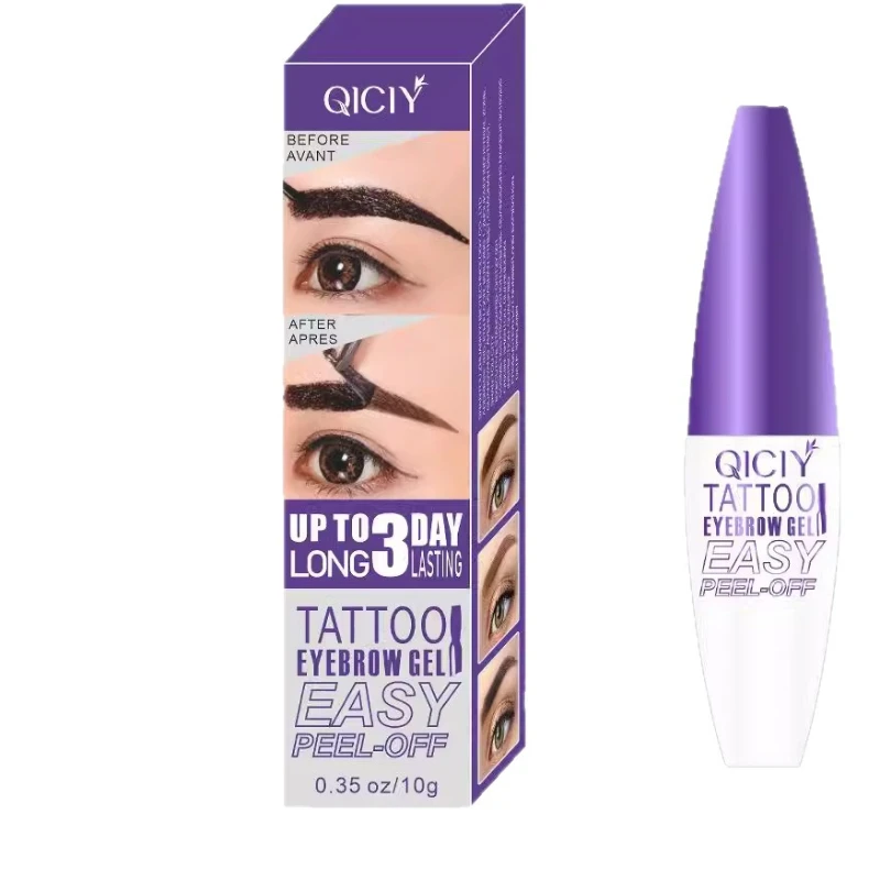 眉毛タトゥー染料 ピールオフ アイブロウ アイライナー そばかす染料 眉毛リキッド ティアリングタトゥー染料クリーム 化粧品