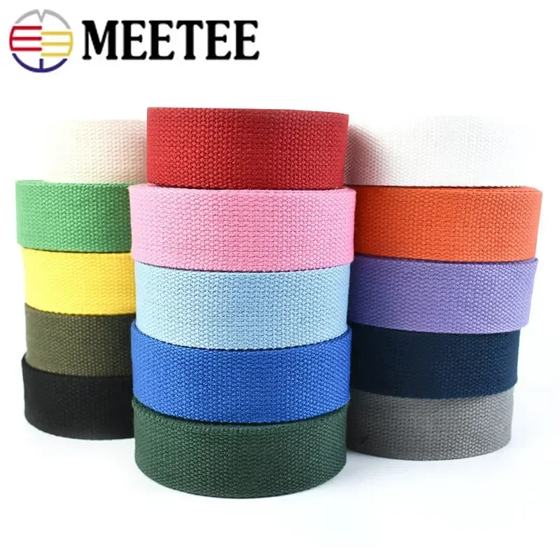 

5Meters 20-50mm Nylon Webbing Tape Decor Shouder Bag Strap Canvas Ribbon Safety Belt Clothes Band Sewing Material Accessories