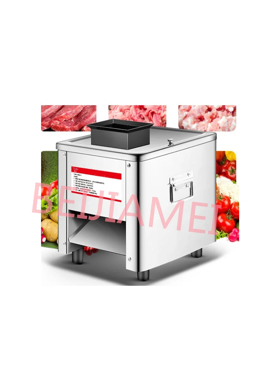Коммерческая полностью автоматическая мясорубка из нержавеющей стали, машина для нарезки кубиками, электрическая овощерезка, мясорубка для ресторана