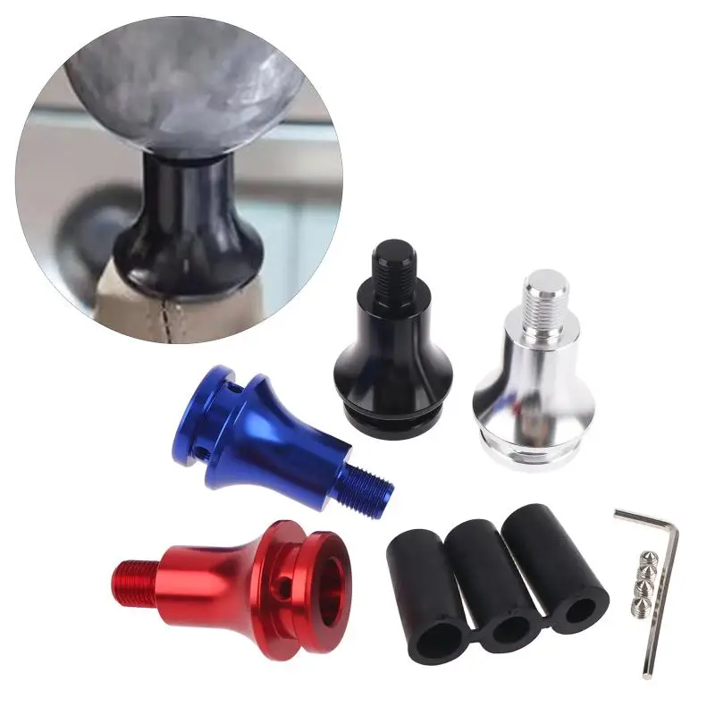 Car Manual Gear Shift Knob Adapter High Strength Metal M12x1.25 Thread for Automotive Shifter Replacement DIY Modification Use