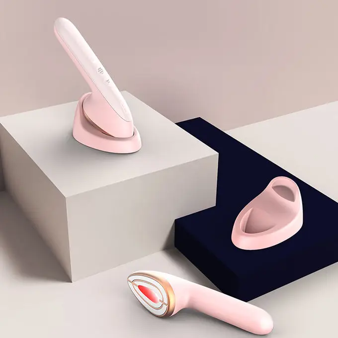 LM-1991I مدلك الوجه للوجه والرقبة العلاج بالضوء الأحمر عصا نحت الوجه في المنزل أداة العناية بالوجه