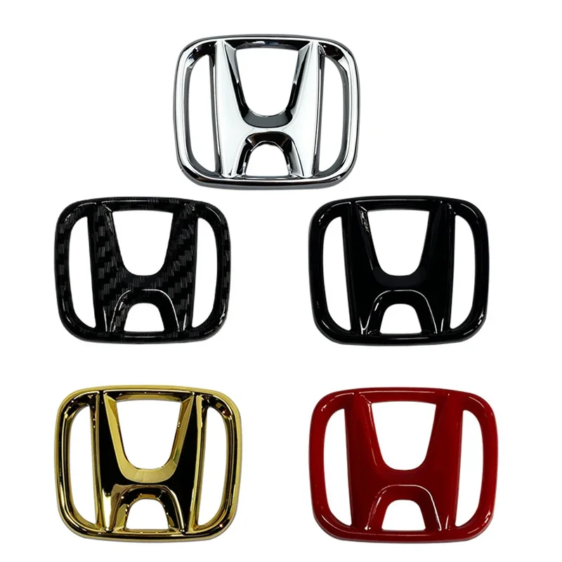 50x40mm ABS Car Steering Wheel Cover Emblem Sticker for Honda Envix Odyssey City Jazz Fit CRV Civic Accord Insight Jade Vezel