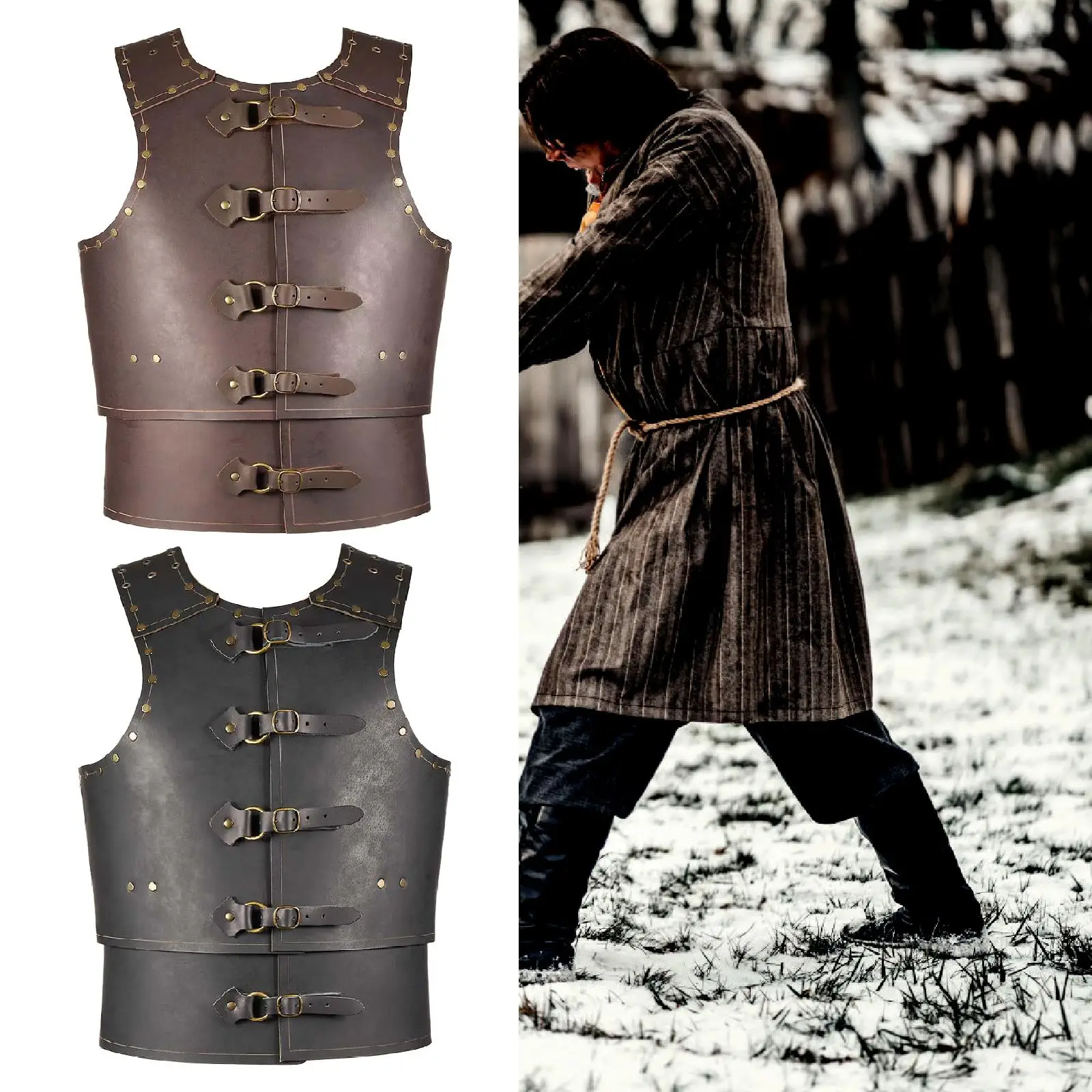 Viking Chest Chest Shoulder Harness for Role Play Party Halloween