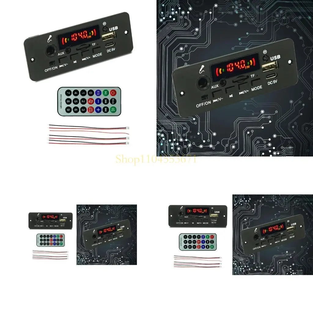 

Бестселлер 2x5w усилители плеера 5V DIY MP3 -плеер Car Radio Module USB MP3 Декодеры